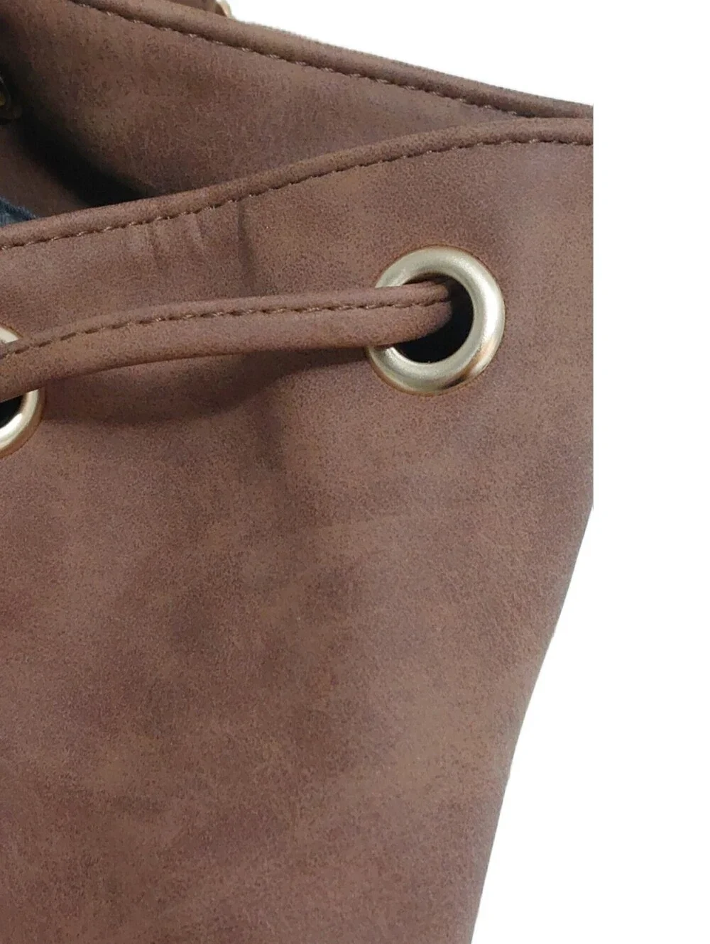 JustFab brown faux